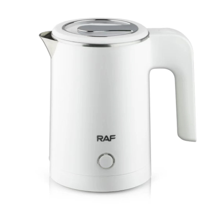 Compact Travel Electric Kettle 0.8L | Stainless Steel | White & Black
