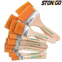 Nylon paint brush set — 12 pieces