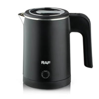 Compact Travel Electric Kettle 0.8L | Stainless Steel | White & Black