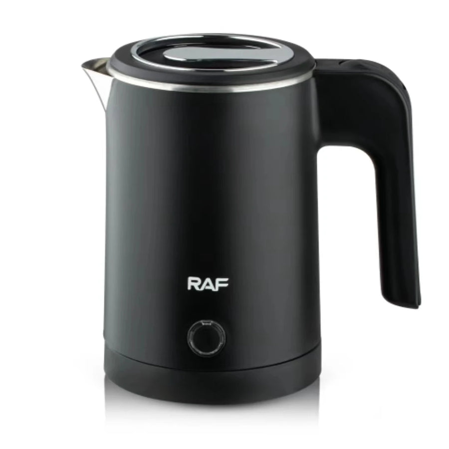 Compact Travel Electric Kettle 0.8L | Stainless Steel | White & Black