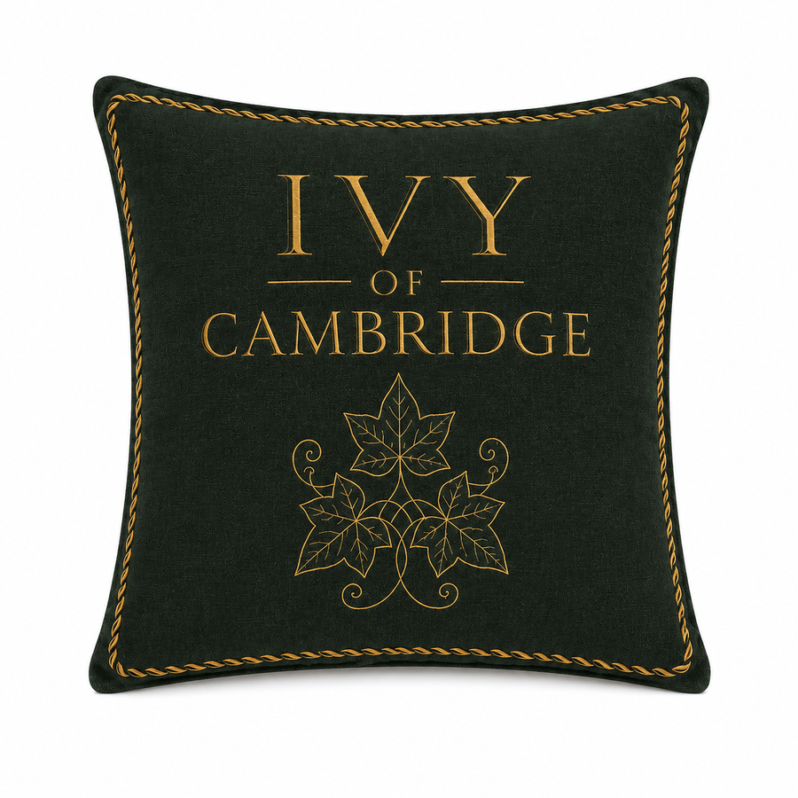 Ivy of Cambridge® linen cushion |  61 × 61cm
