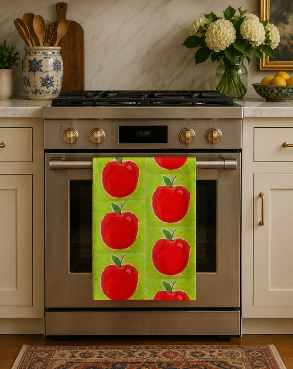 Red Apple Tea Towel | 70x50cm