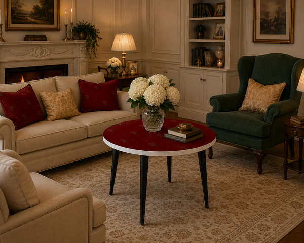 Ivy of Cambridge® Round Coffee Table (NO wrap)