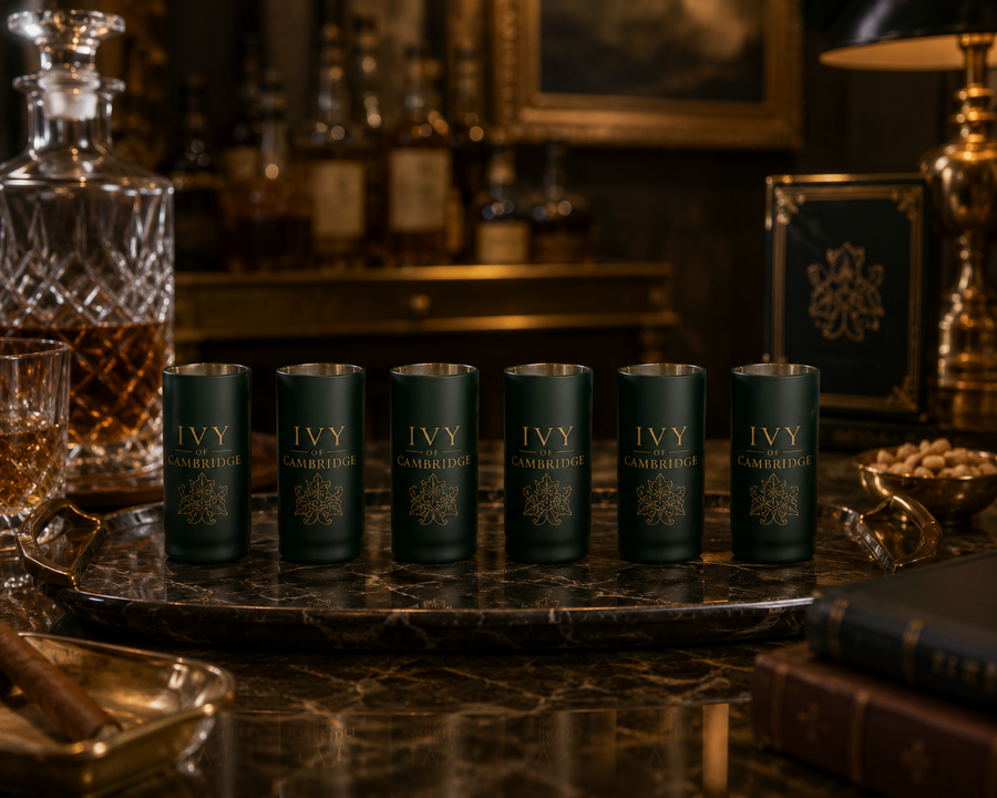 Ivy of Cambridge® Large round shot glasses (Set of 6)
