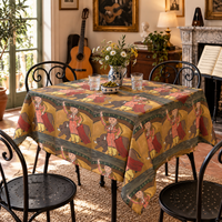Matador with Bull Linden Waterproof Square Tablecloth | 140cm x 140cm