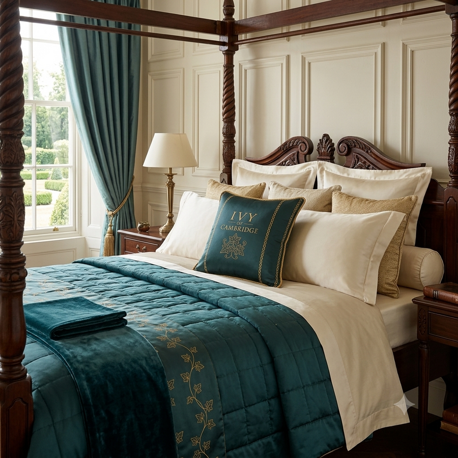Ivy of Cambridge® Silk Cushion | 40 x 40 cm
