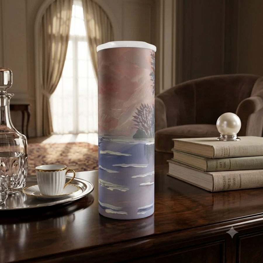 Winter Lake Travel Mug — 550ml Stainless Steel