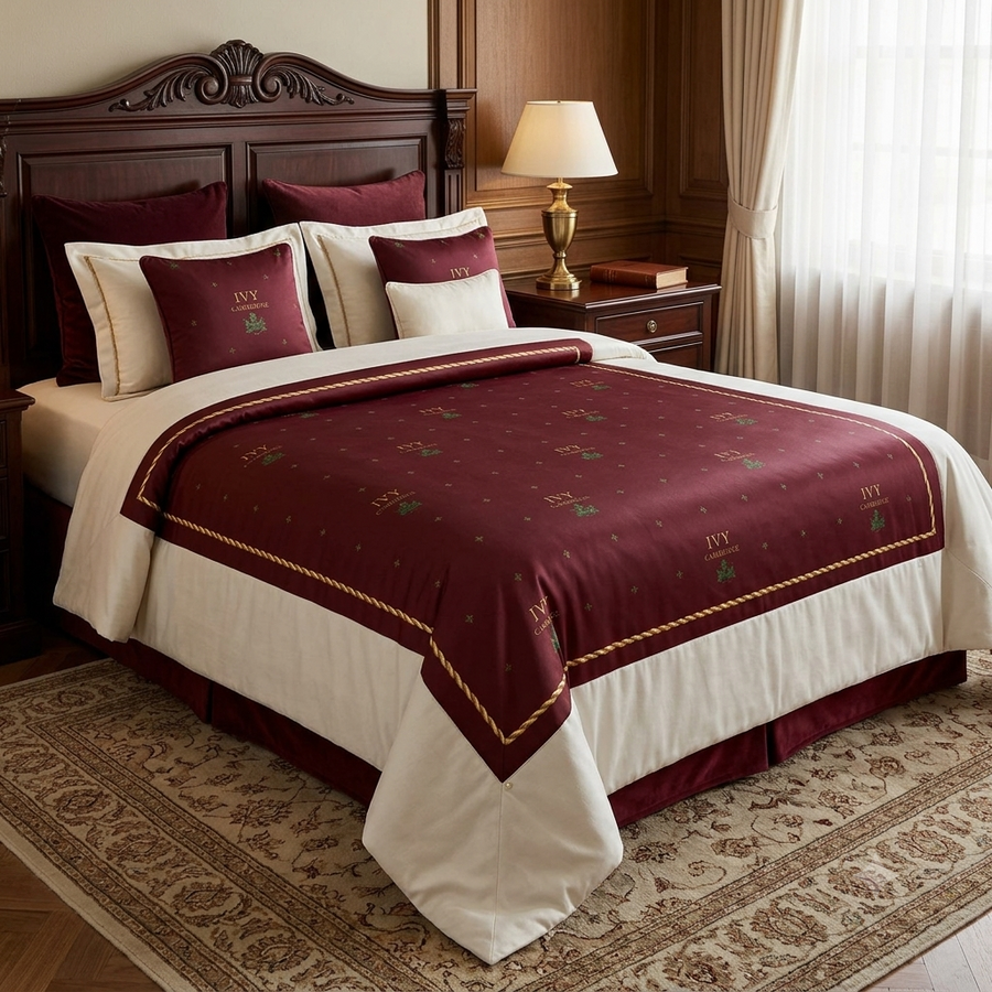 Ivy of Cambridge® Deluxe Organic Cotton Satin Quilt | 220×220cm
