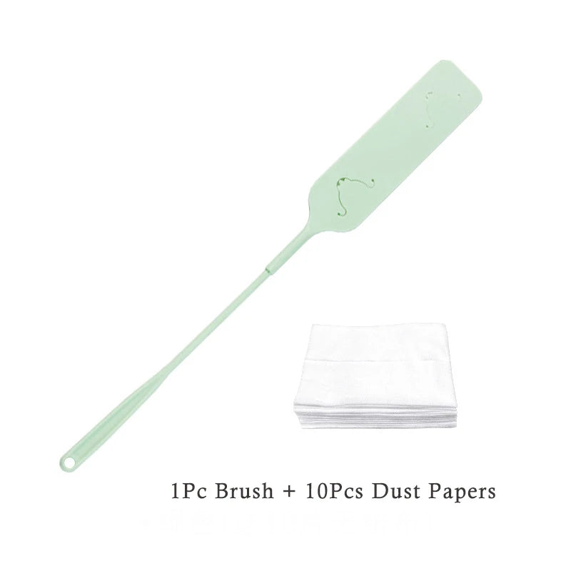Gap Dust Cleaning Brush with 10 Non-Woven Covers — Long Handle