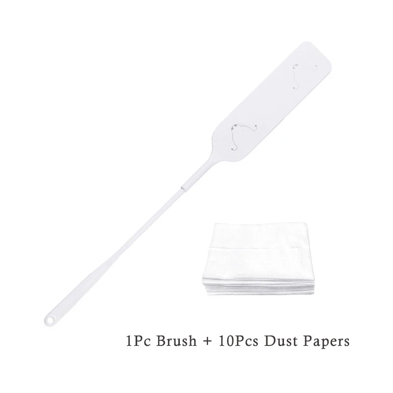 Gap Dust Cleaning Brush with 10 Non-Woven Covers — Long Handle