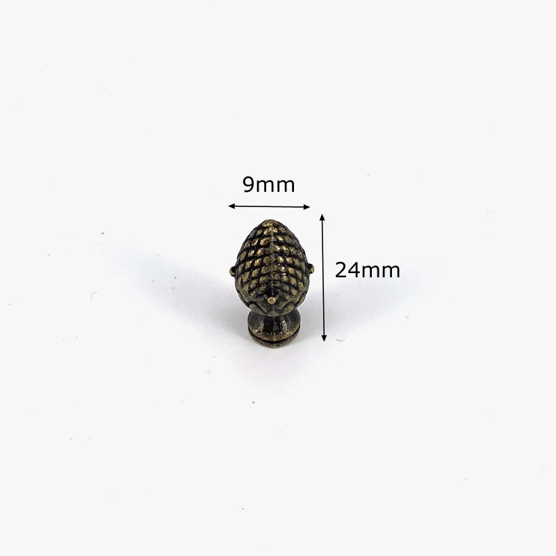 Antique Bronze Furniture Knob — Vintage Cabinet & Drawer Pull