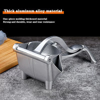 Manual Citrus Juicer — Hand Press Orange & Lemon Squeezer with Potato Masher