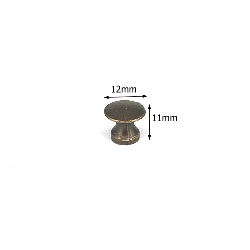 Antique Bronze Furniture Knob — Vintage Cabinet & Drawer Pull