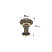 Antique Bronze Furniture Knob — Vintage Cabinet & Drawer Pull