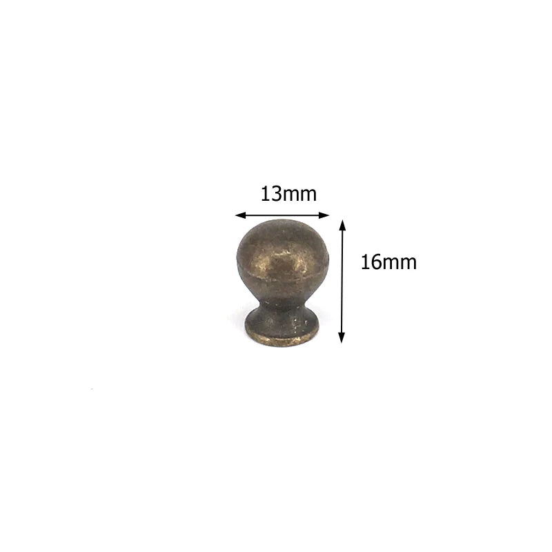 Antique Bronze Furniture Knob — Vintage Cabinet & Drawer Pull