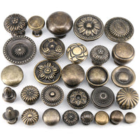 Antique Bronze Furniture Knob — Vintage Cabinet & Drawer Pull