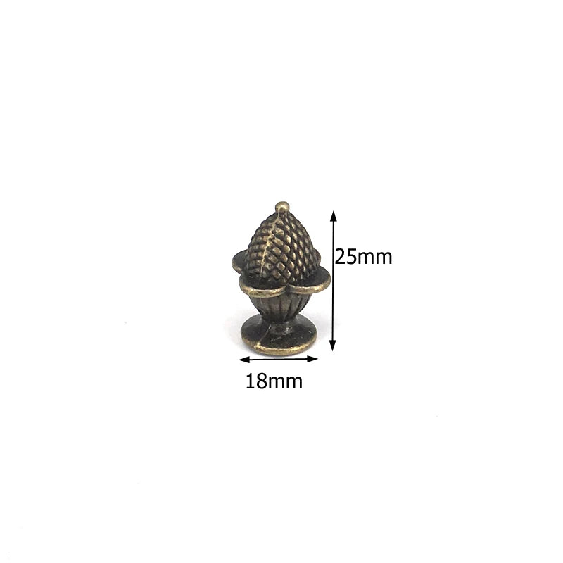 Antique Bronze Furniture Knob — Vintage Cabinet & Drawer Pull