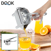 Manual Citrus Juicer — Hand Press Orange & Lemon Squeezer with Potato Masher