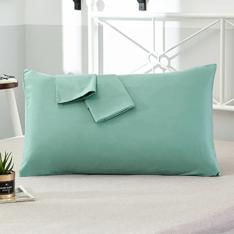 Pure Cotton Pillowcase | Solid Colour Pillow Cover