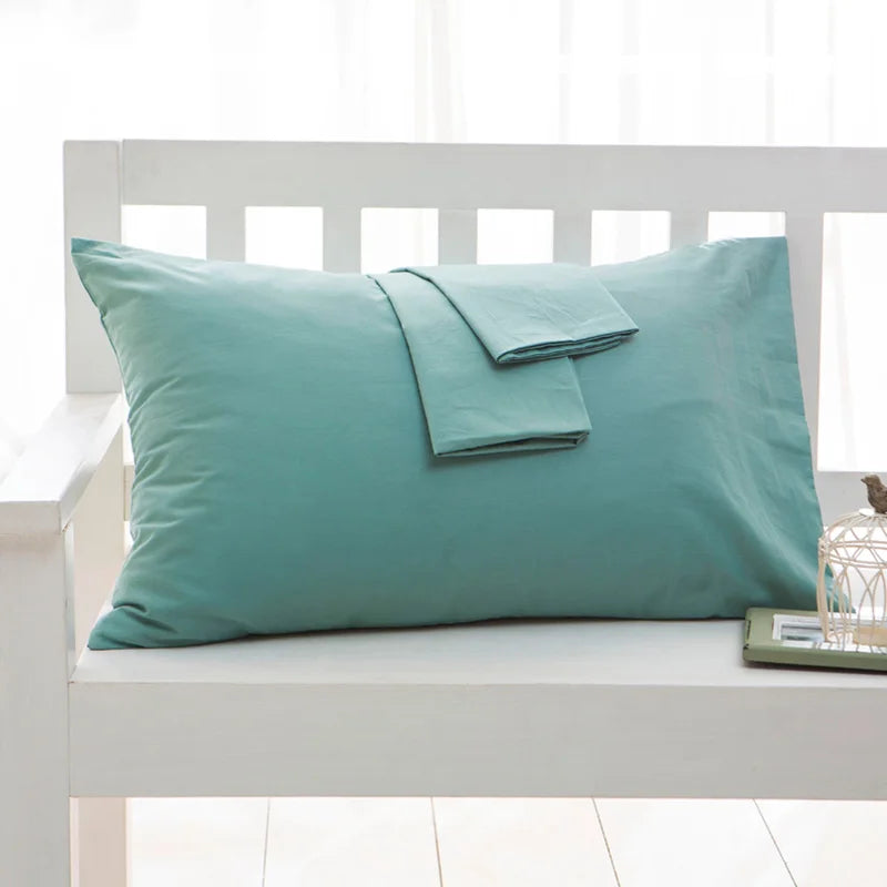 Pure Cotton Pillowcase | Solid Colour Pillow Cover