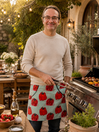 Peppers Leatherette Apron