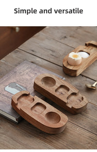 Wooden Egg Cup Tray