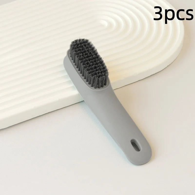 Long-Handle Shoe & Clothes Scrubbing Brush — Single or 3-Pack