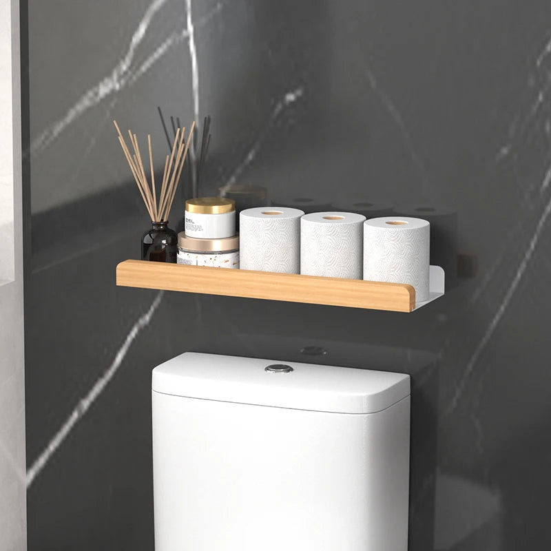 Over-Toilet Wall Storage Rack — No-Drill Freestanding Shelving