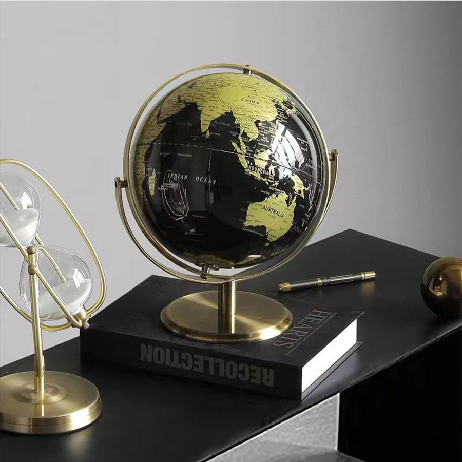 Retro world globe