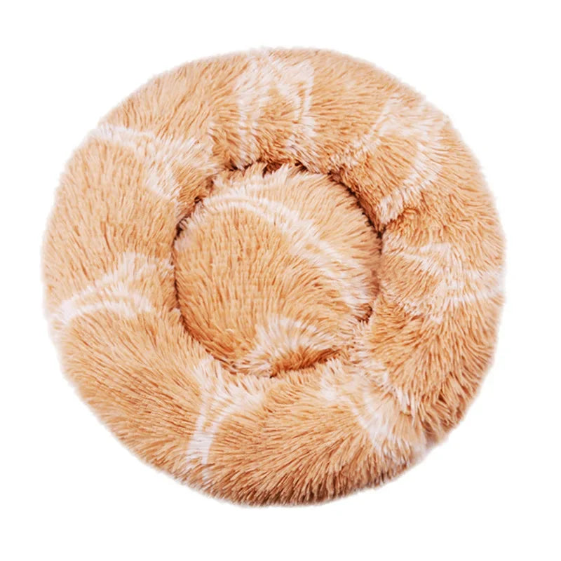 Round Plush Pet Bed | Dogs & Cats | 40–90cm
