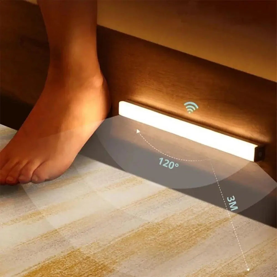 USB Rechargeable Motion Sensor LED Night Light | Magnetic Strip Light | 10–50cm