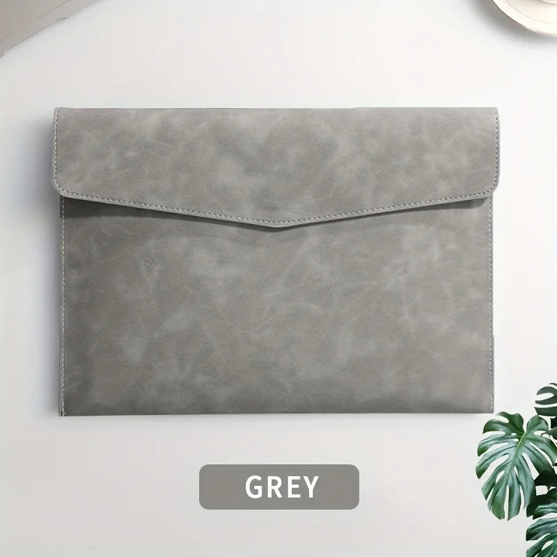 Faux Leather A4 File Organiser Bag