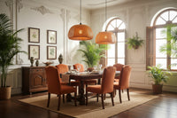 Hand-Woven Bamboo Lantern Pendant Lamp — Natural Rattan | E27 LED | 3 Finishes | Warm or White Light