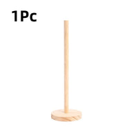 Bamboo paper towel holder