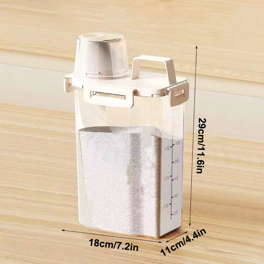 Sealed kitchen storage canister