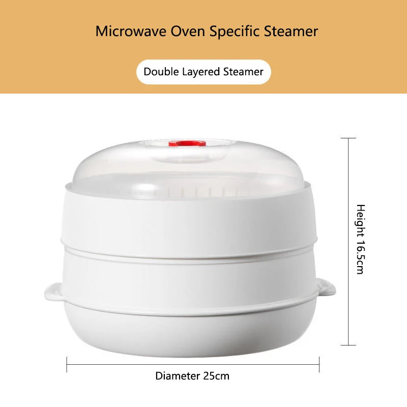 Microwave steamer