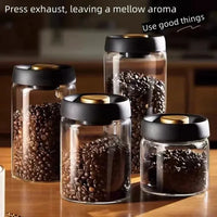 Manual Vacuum-Sealed Coffee Jar