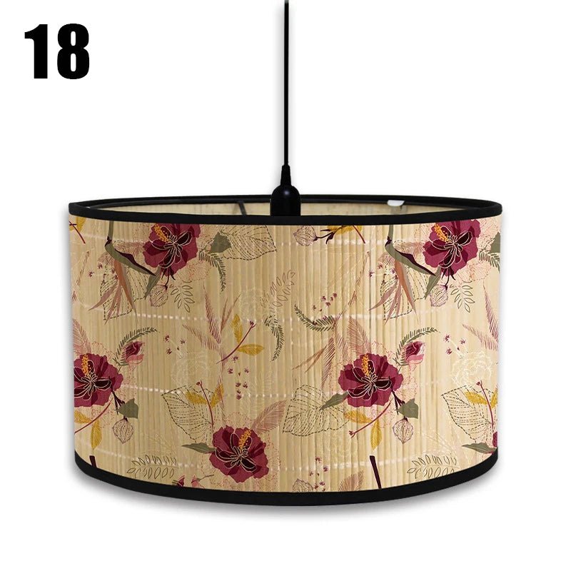 Handmade bamboo lampshade
