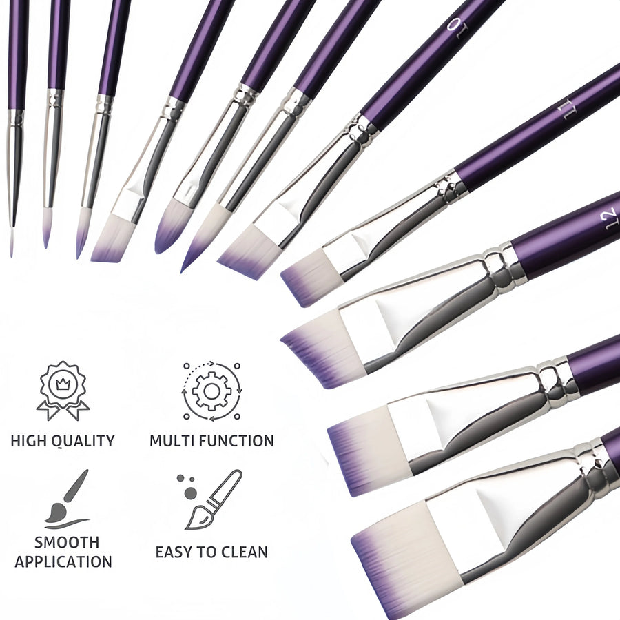 Professional painting brush set