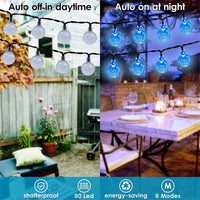 Solar Crystal Globe Lights