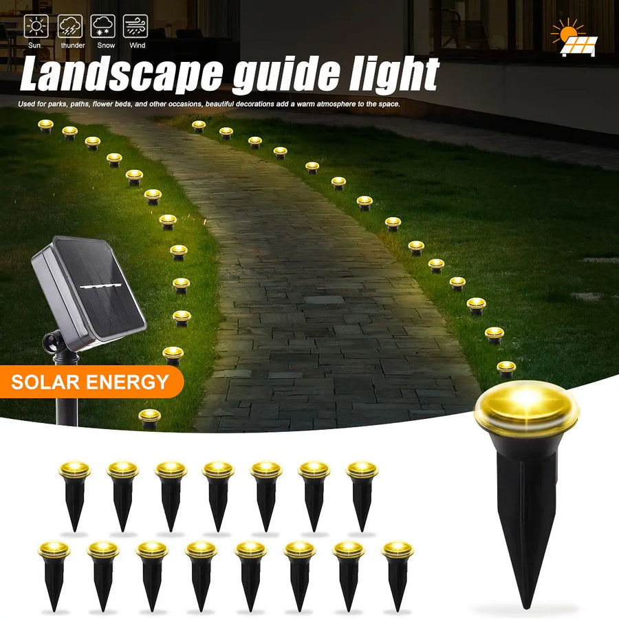 Solar LED Garden Pathway Light