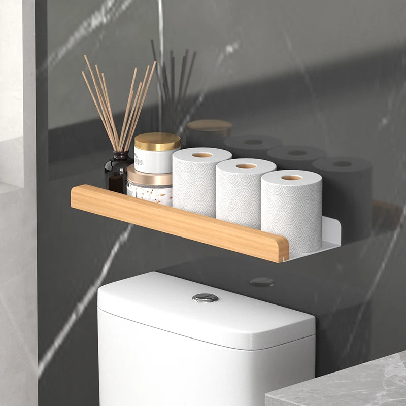 Over-Toilet Wall Storage Rack — No-Drill Freestanding Shelving
