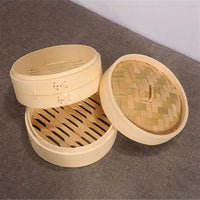 Bamboo steamer basket