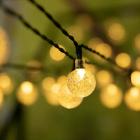Solar Crystal Globe Lights