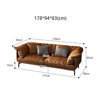 The Intramuros Sofa Set - Genuine Leather