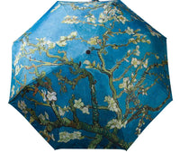 Fine Art Print Umbrella — Compact Foldable | UV & Rain | 9 Masterwork Designs