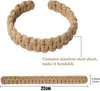 Handmade Jute Curtain Tie-Backs | Twist Knot Design | Boho Window Decor