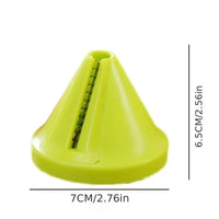 Rotary Vegetable Grater & Spiral Peeler — Manual Twist Shredder, Compact