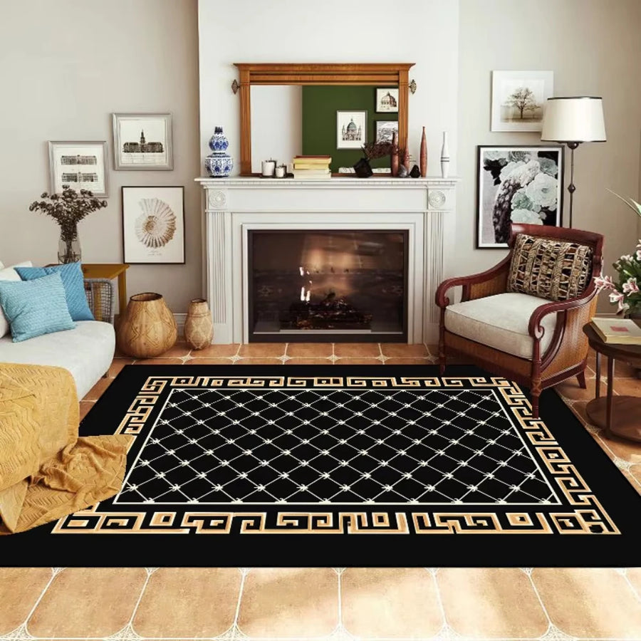 Soft Flannel Area Rug — Non-Slip | Nordic Style | Multiple Sizes
