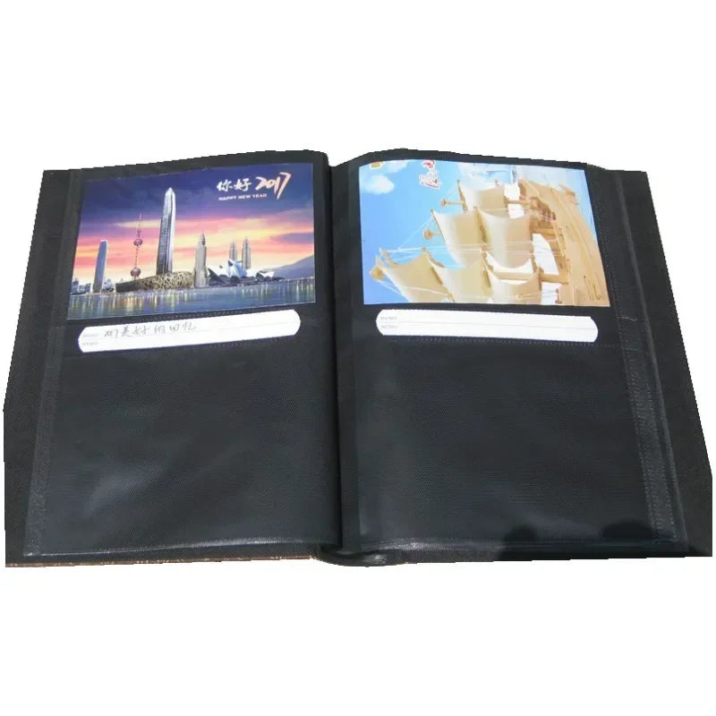PU Leather Photo Album — 200+ Photos | 6-Inch Pockets | Gift Edition